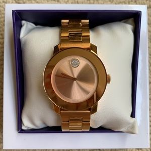 MOVADO Bold Rose Gold Watch